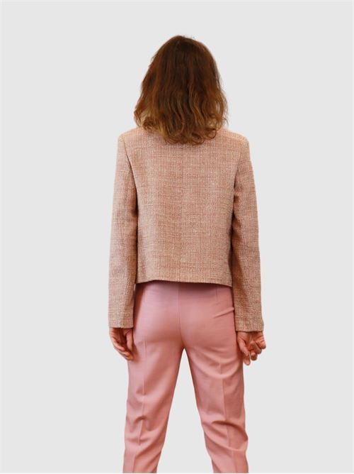 Crew-neck jacket in elegant cotton-blend fabric MAXMARA WEEKEND | 2415041061600004
